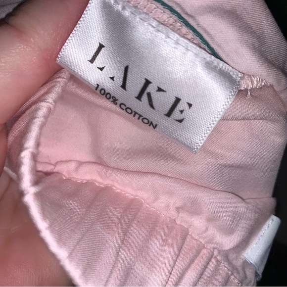 Lake Pink Pyjama Set Top and Shorts 100% Cotton XL - Picture 9 of 13